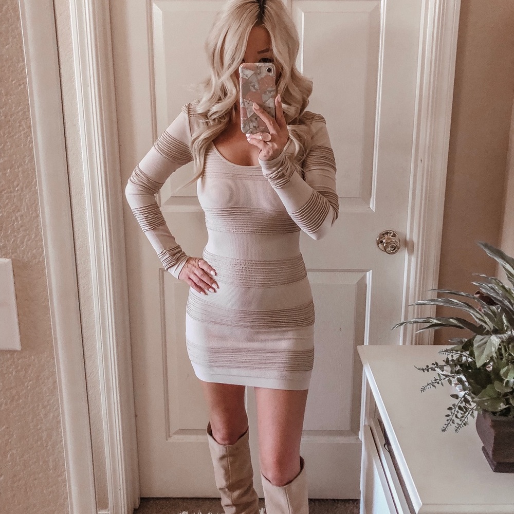 bebe bodycon dress